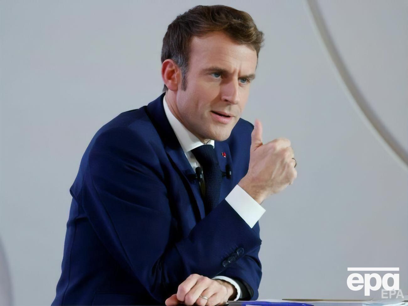 Макрон хочет поговорить с президентами Украины и России