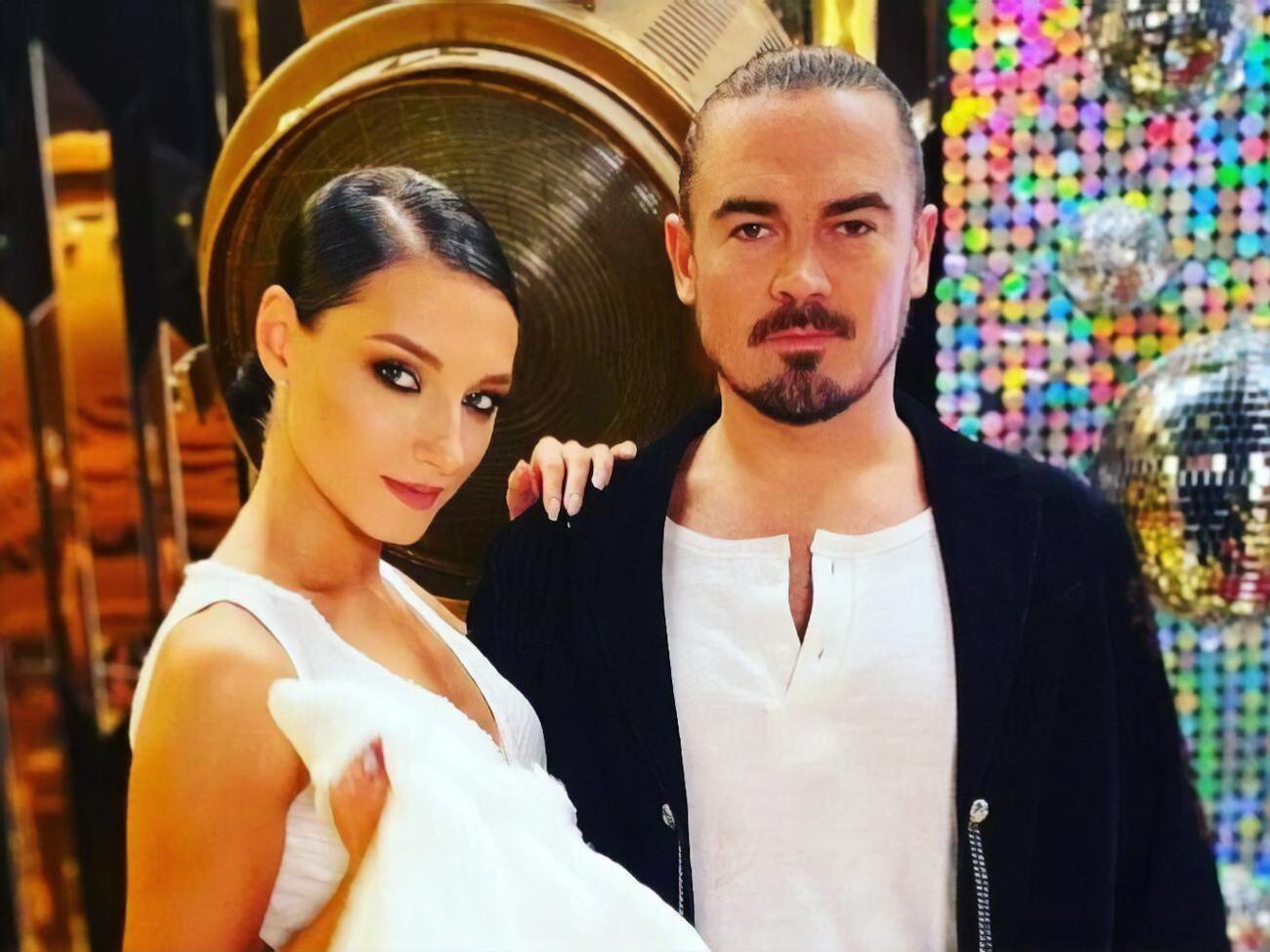 Фагот із партнеркою по шоу "Танці з зірками", хореографинею Катериною Трішиною