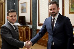 Зеленский встретился с новым главой Закарпатской ОГА в Офисе президента