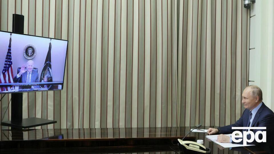 Байден та Путін провели розмову 7 грудня через відеозв'язок