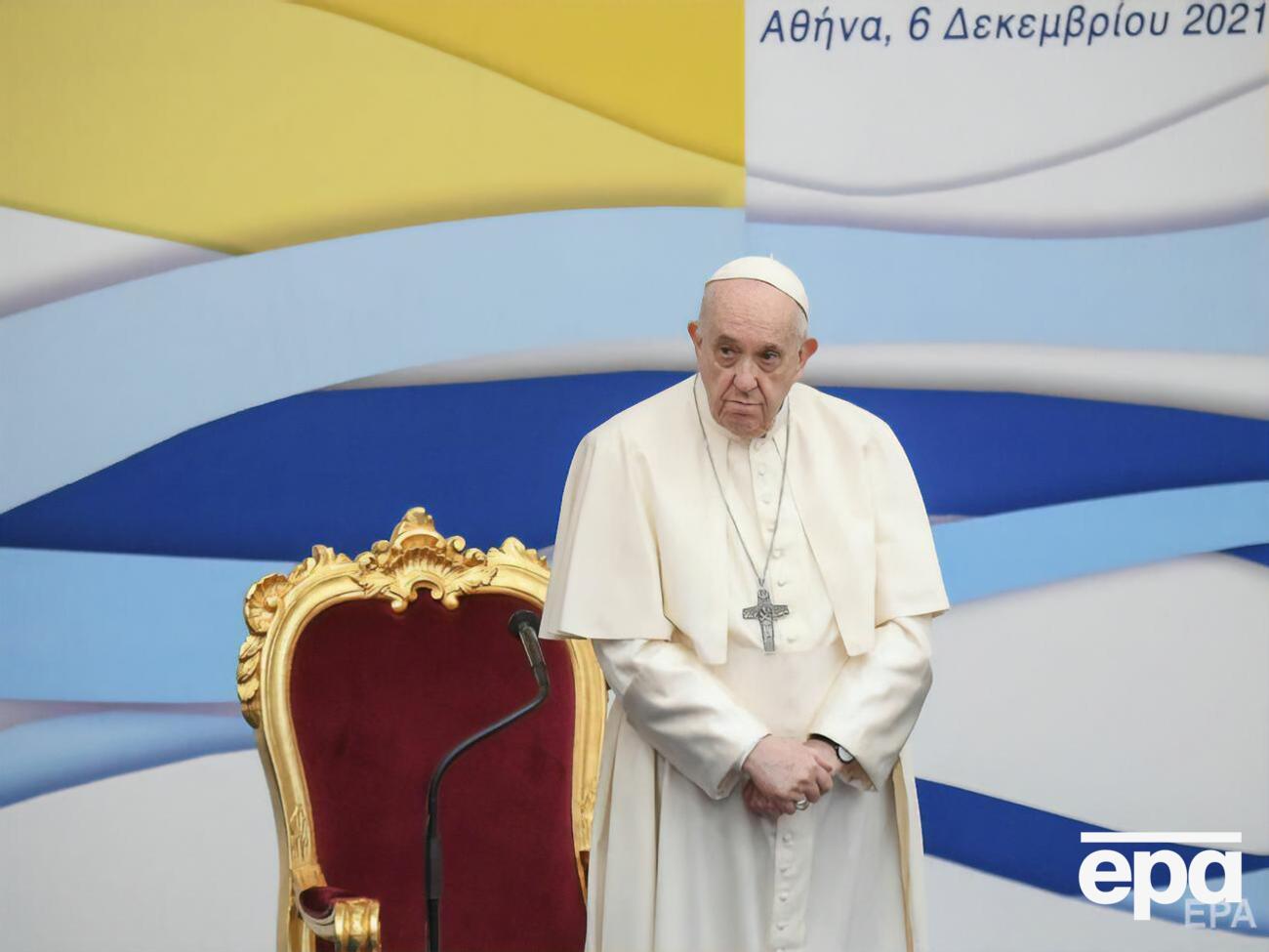 Папа римський: Нехай це Різдво Господнє принесе Україні мир!