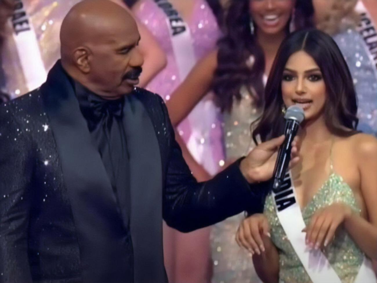 Ведущий попросил Сандху замяукать, хотя у других конкурсанток спрашивал об их реальных достижениях