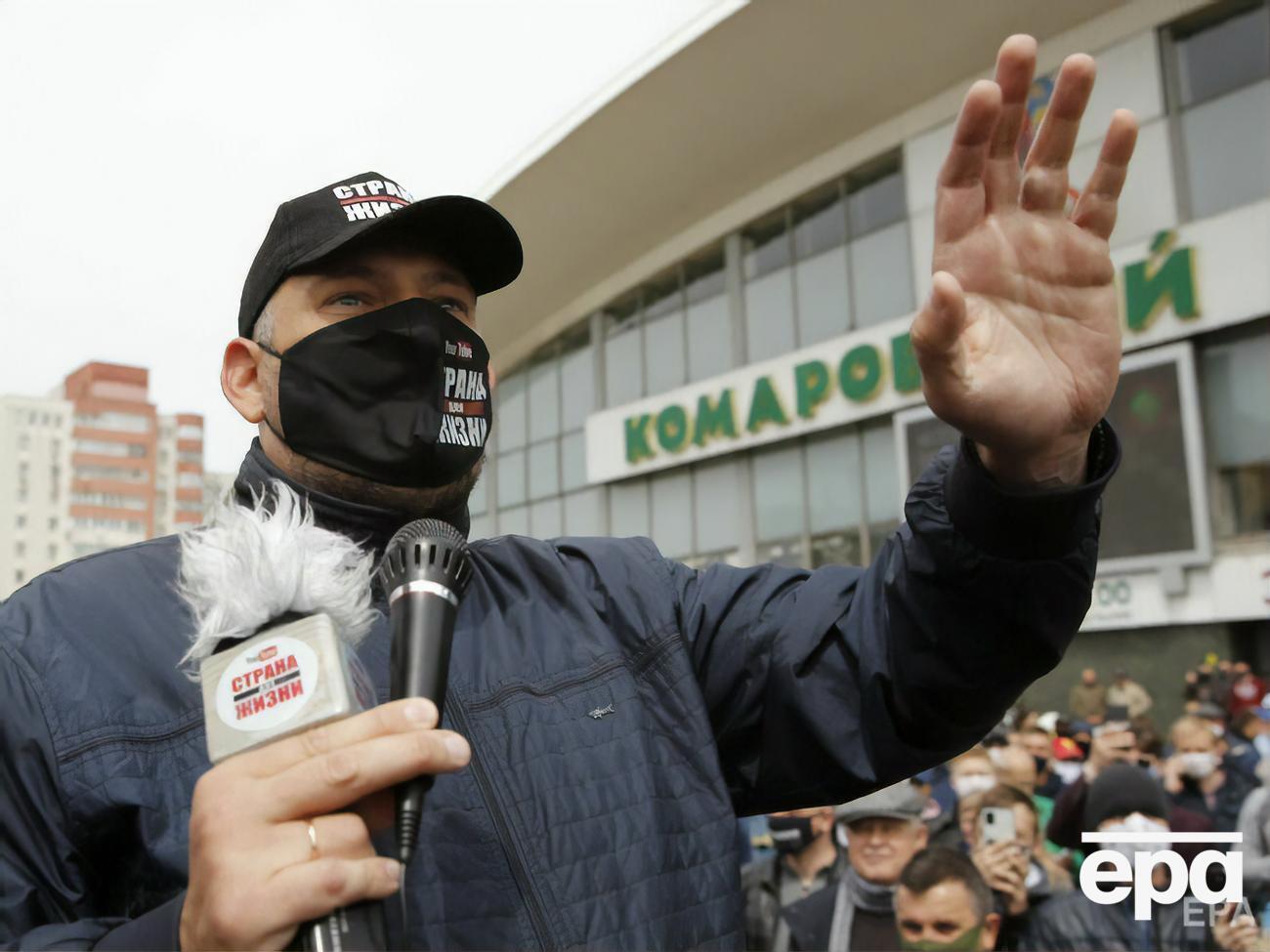 У травні 2020 року Тихановський оголосив про намір брати участь у президентських виборах у Білорусі