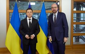 Зеленский встретился с Мишелем в Брюсселе