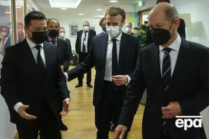 Зеленський, Макрон та Шольц зустрілися у Брюсселі