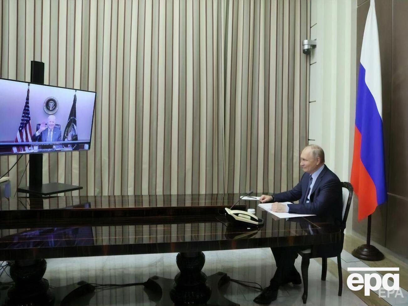7 грудня переговори Байдена та Путіна провели захищеною лінією відеозв'язку