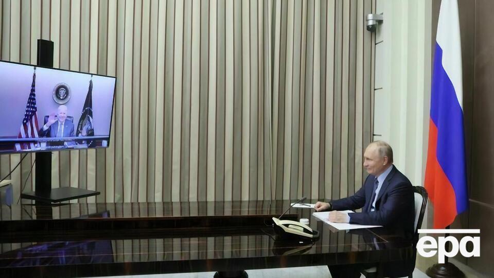 7 грудня переговори Байдена та Путіна провели захищеною лінією відеозв'язку