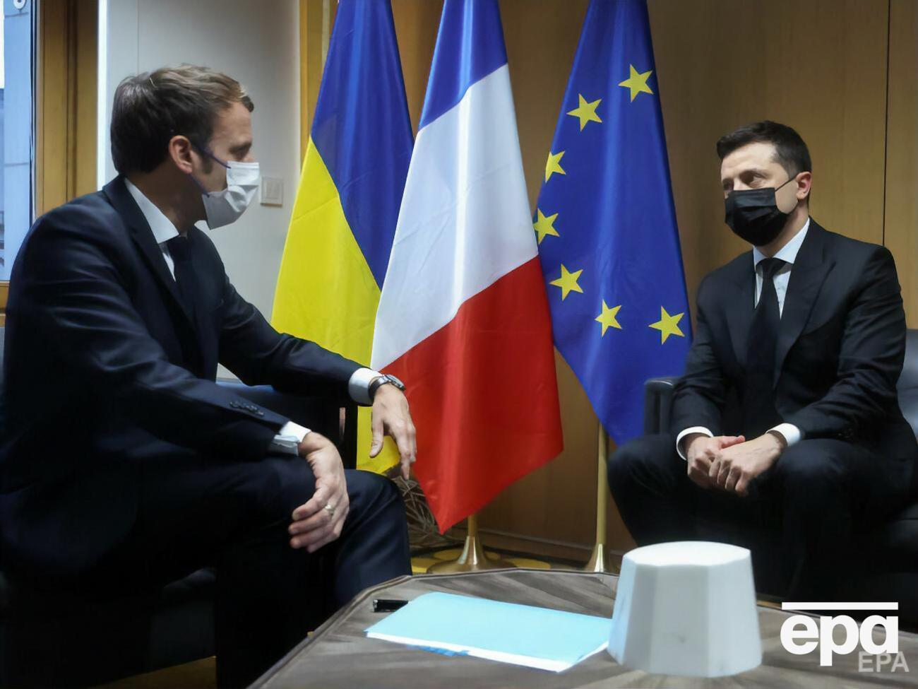 Макрон и Зеленский обсудили актуальные вопросы украинско-французского сотрудничества