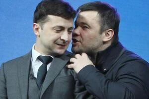 2019 год. Будущий президент Украины Владимир Зеленский и будущий глава его офиса Андрей Богдан во время избирательной кампании