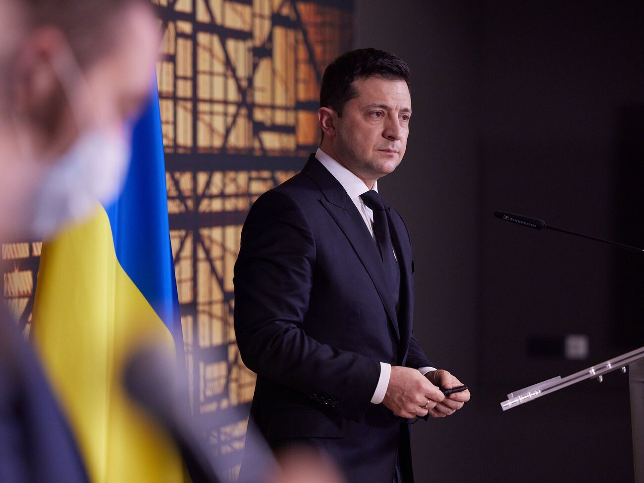 Зеленський (на фото) зазначив, що стосовно "Північного потоку &ndash; 2" розмовляв із Шольцом
