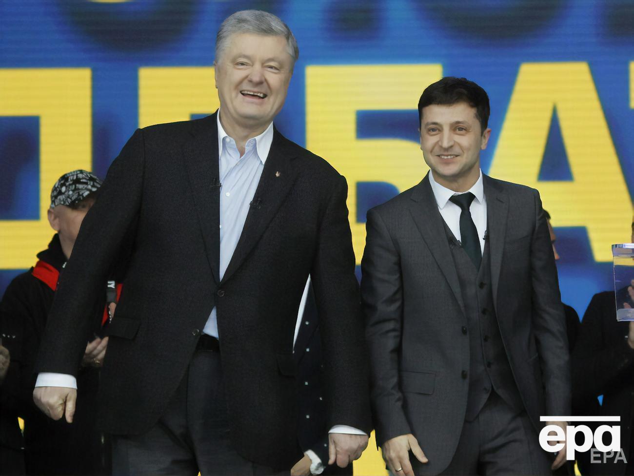 Порошенко та Зеленський були конкурентами на виборах президента