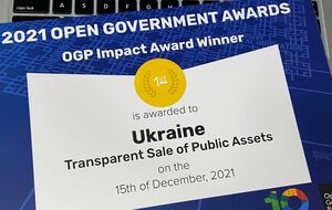 "РroZorro.Продажі" вручили премію Open Government Partnership Awards 2021