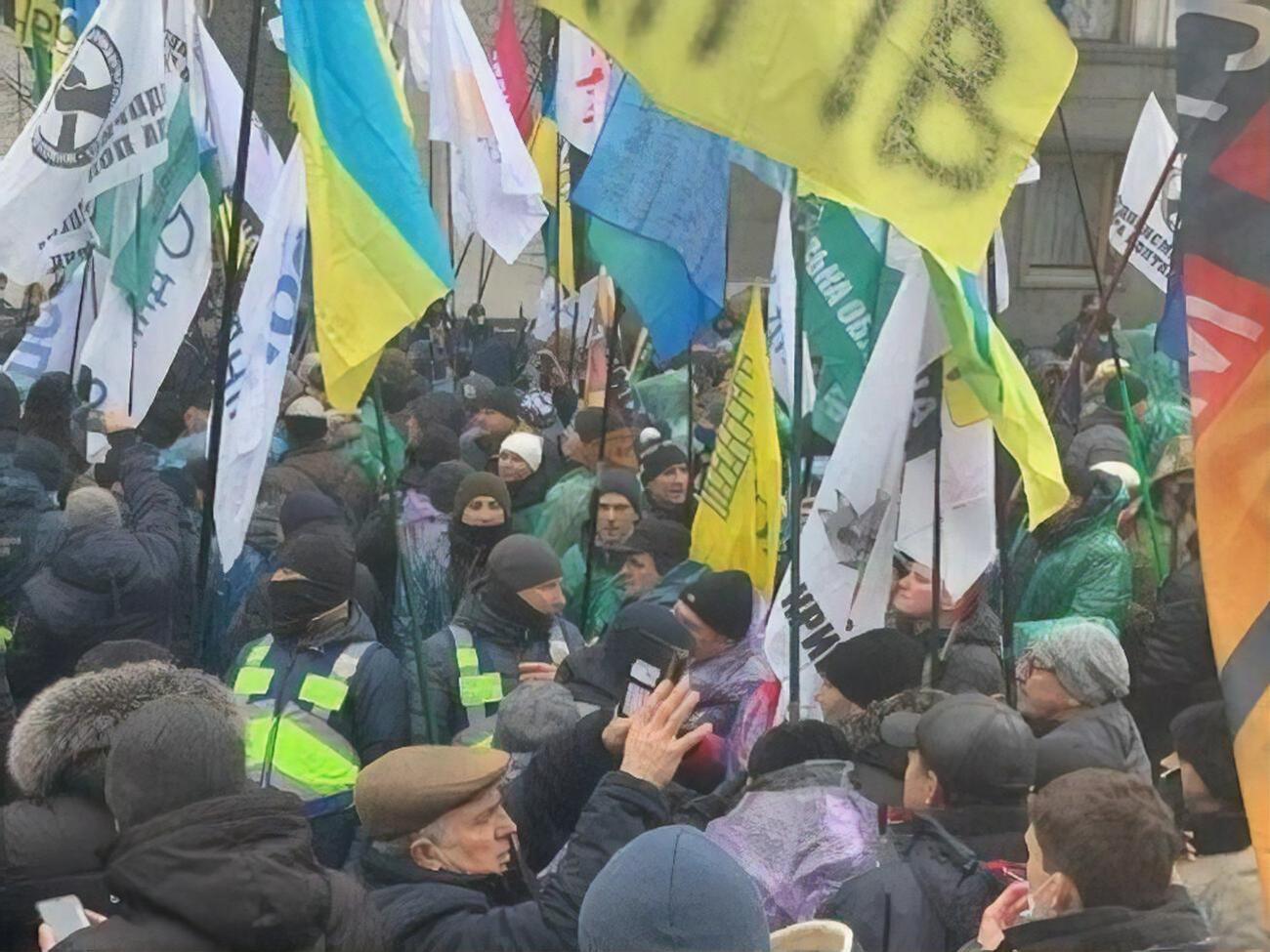 Мітингувальники вимагали ще на рік відкласти обов'язкове використання касових апаратів