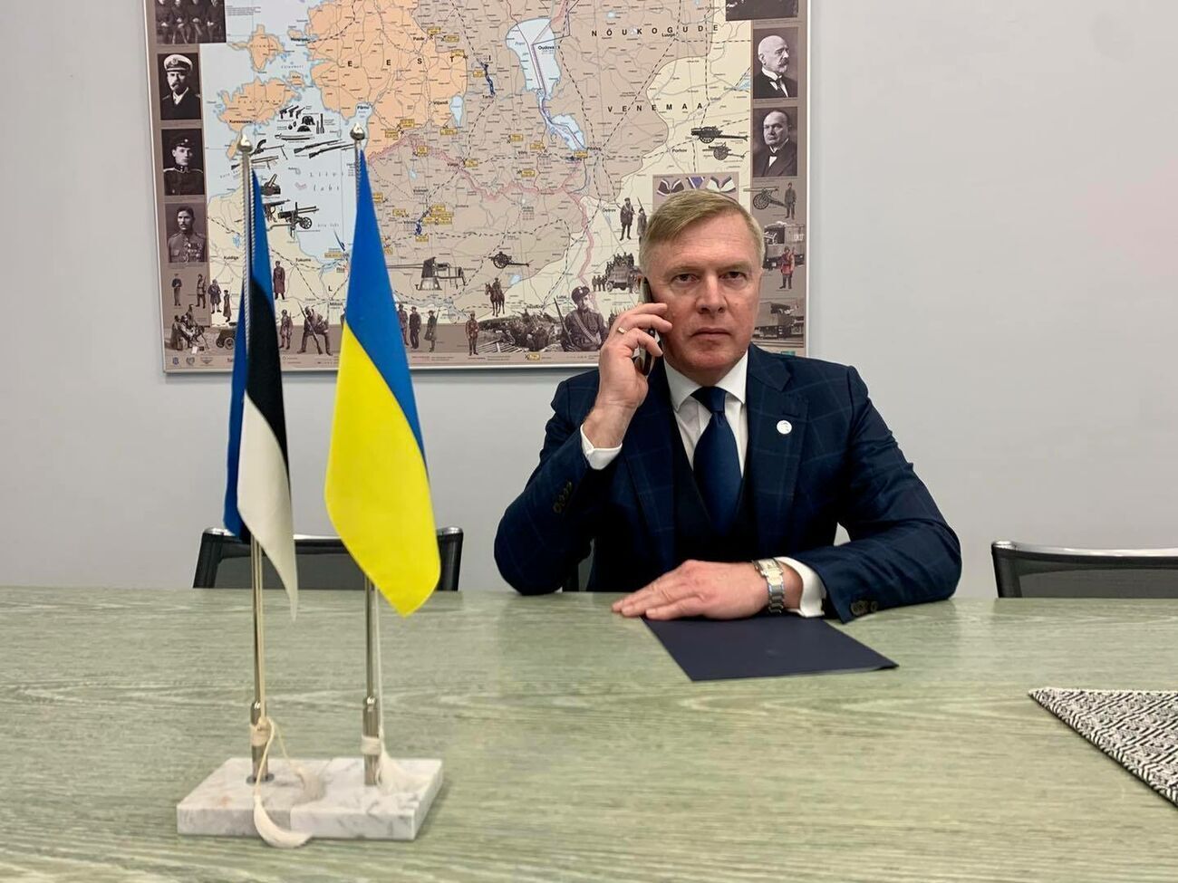 Сьогодні стороною ескалації є РФ, чиї війська прямують до кордонів України, зазначив Лаанет