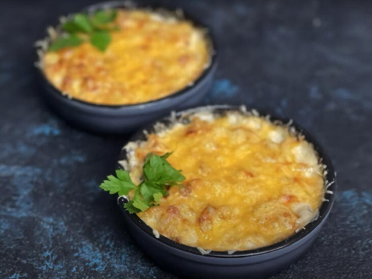 Это рецепт жульена не с майонезом, а с соусом бешамель