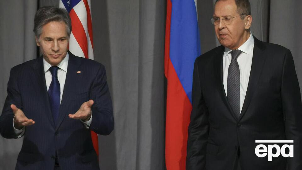 Блинкен дал Лаврову понять, что США и партнеры введут против России новые санкции, если она выберет путь эскалации