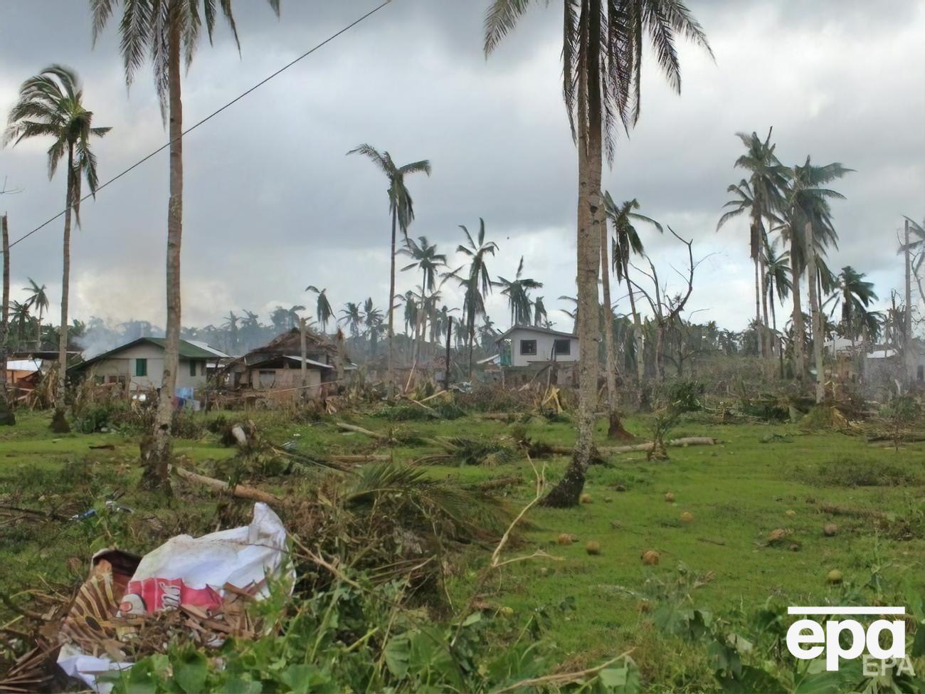Тайфун "Раи" обрушился на Филиппины 16 декабря