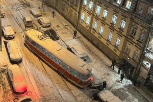 Движение по улице некоторое время было заблокировано