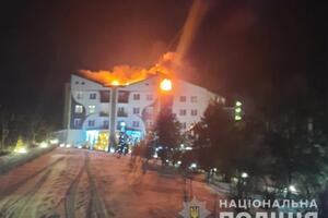 Пожар возник на шестом этаже отеля