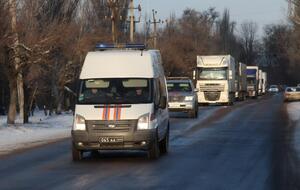 На оккупированный Донбасс прибыл 105-й российский "гумконвой"