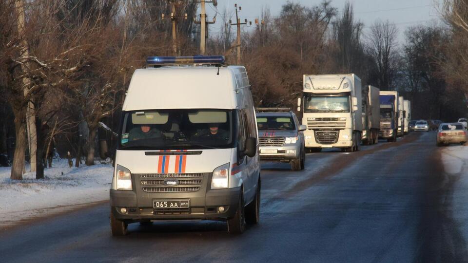 На оккупированный Донбасс прибыл 105-й российский "гумконвой"