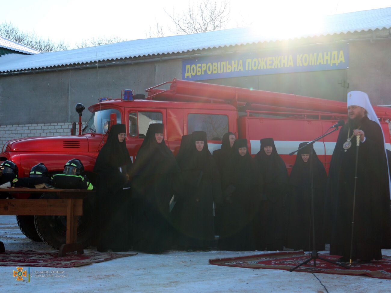 Под защитой пожарной команды будут жители семи сел и двух поселков, отметили в ГСЧС
