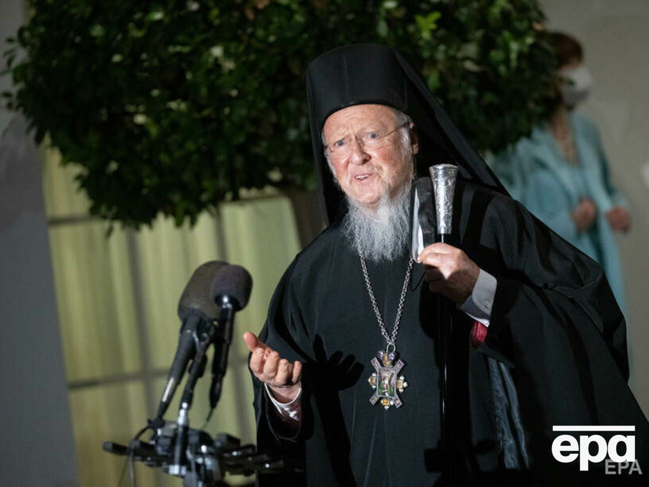 Варфоломей полностью вакцинирован от коронавируса