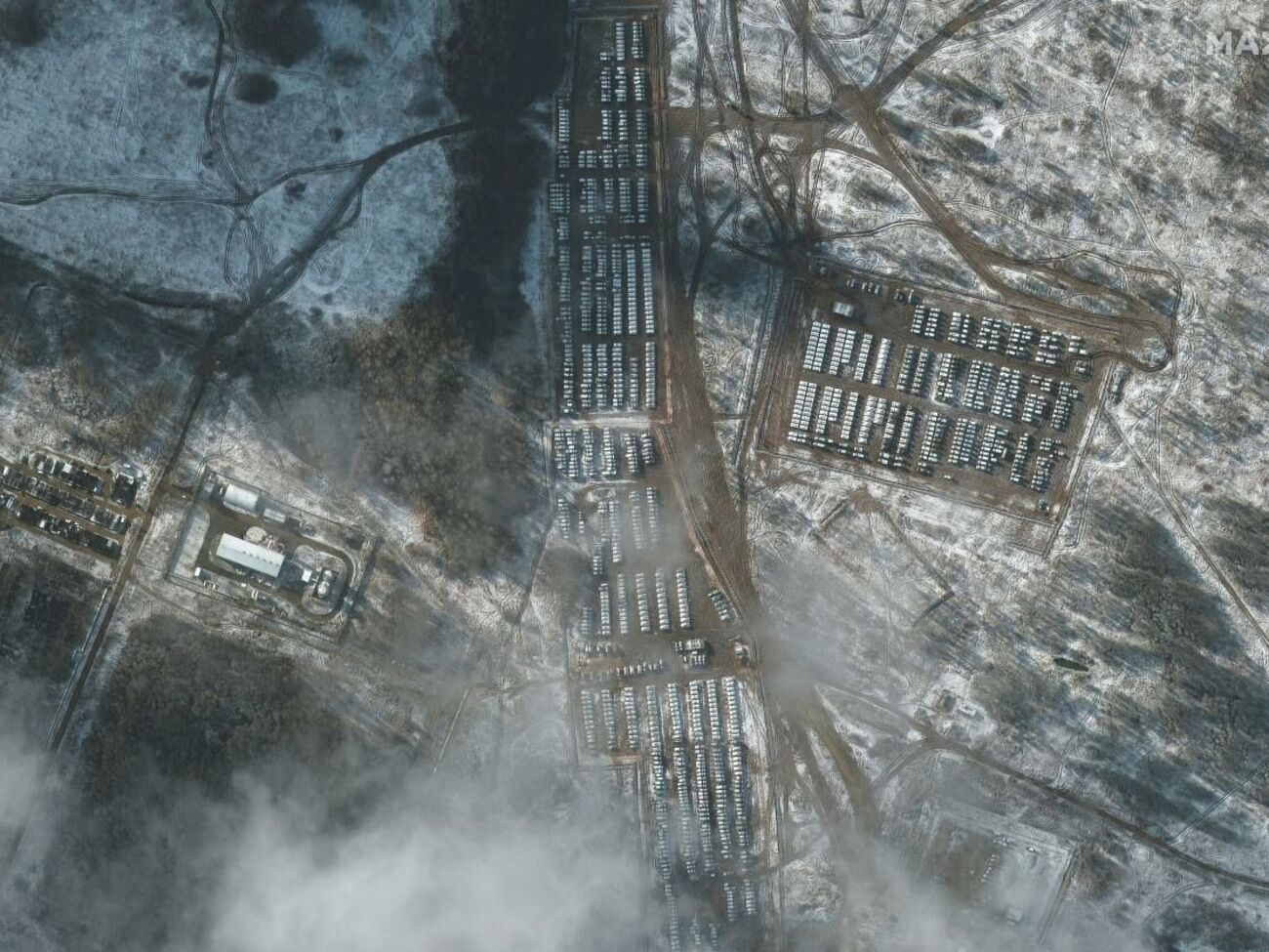 Американська компанія показала розгортання військ на полігонах у Росії