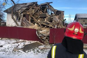 Унаслідок вибуху будинок повністю зруйновано