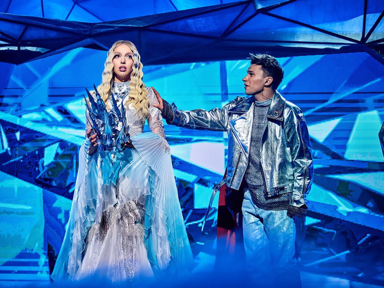 Полякова сыграла в мюзикле роль Снежной Королевы, а Соколовский &ndash; Кая