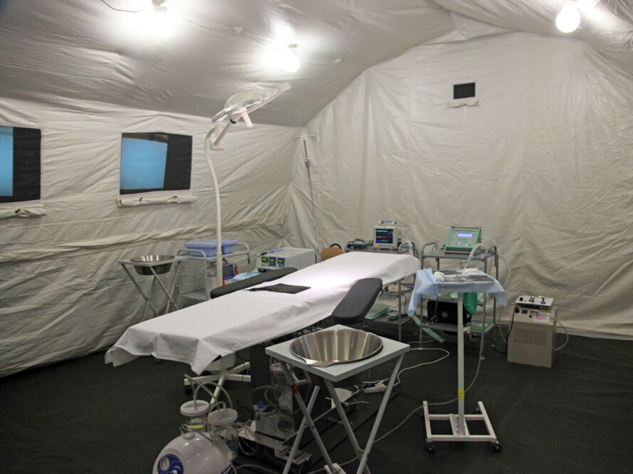 Полевой госпиталь является ключевым элементом по оказанию помощи пострадавшим в случае боевых действий