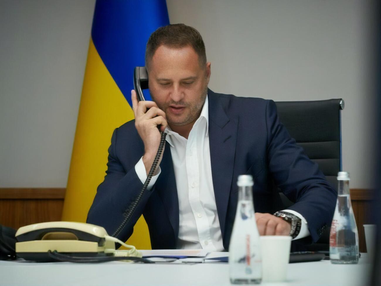 Єрмак (на фото) та Салліван говорили "про внутрішню та зовнішню політику"
