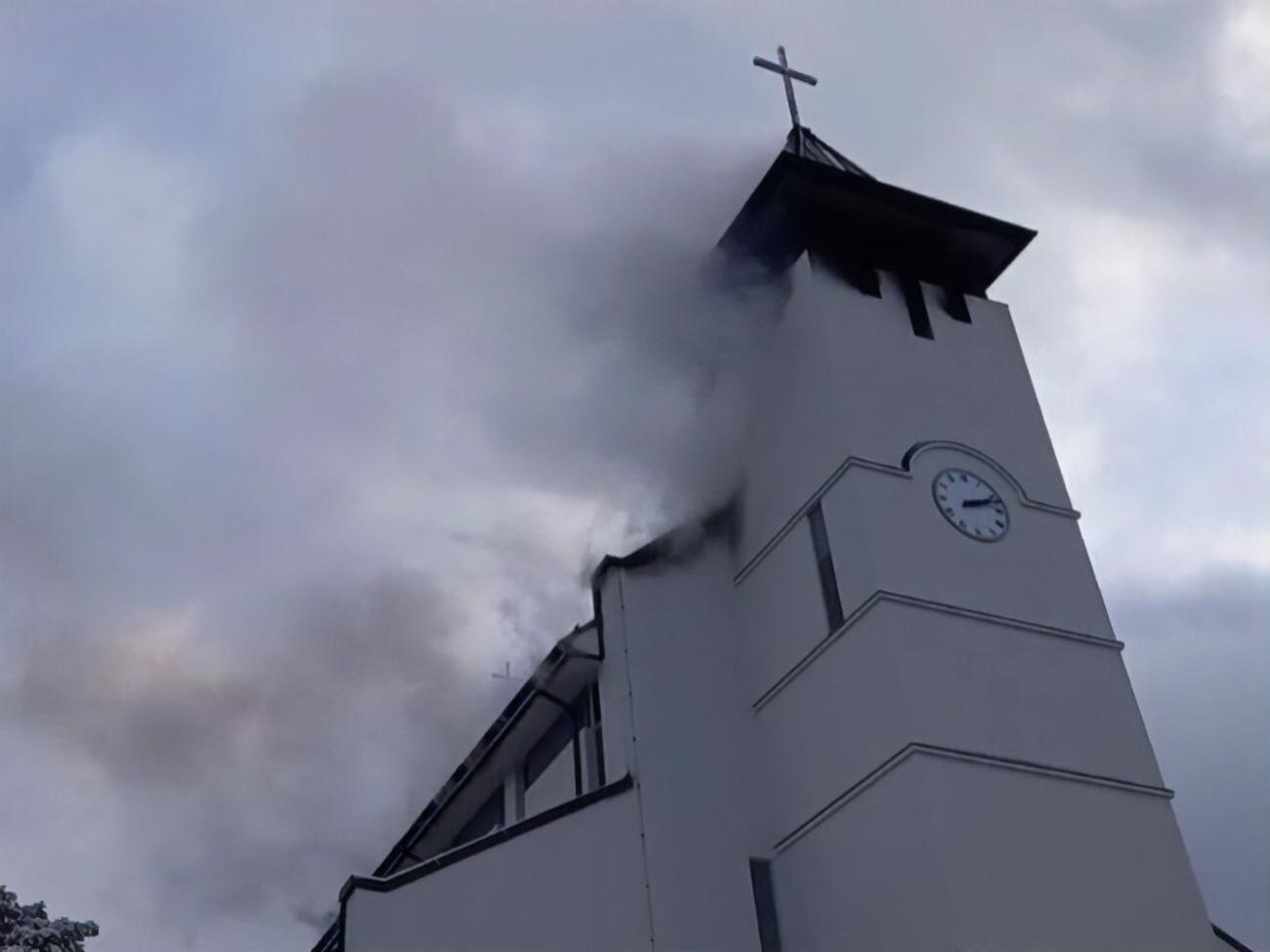 В результате пожара получил травмы один человек