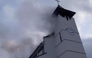 В результате пожара получил травмы один человек