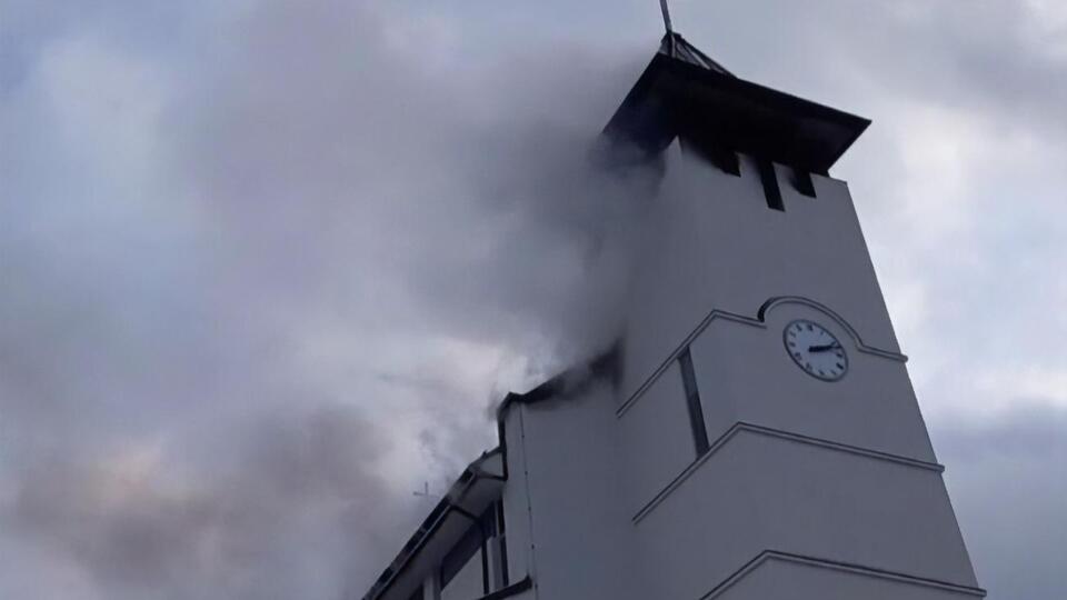 В результате пожара получил травмы один человек