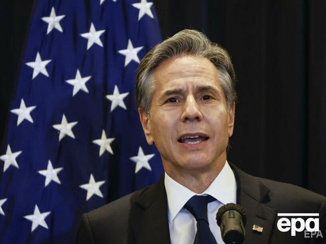 Блінкен (на фото) 29 грудня провів розмову з Ле Дріаном, Бербок і Трасс