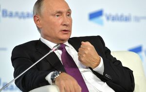 Путин (на фото) ни разу не поздравлял с Новым годом президента Зеленского