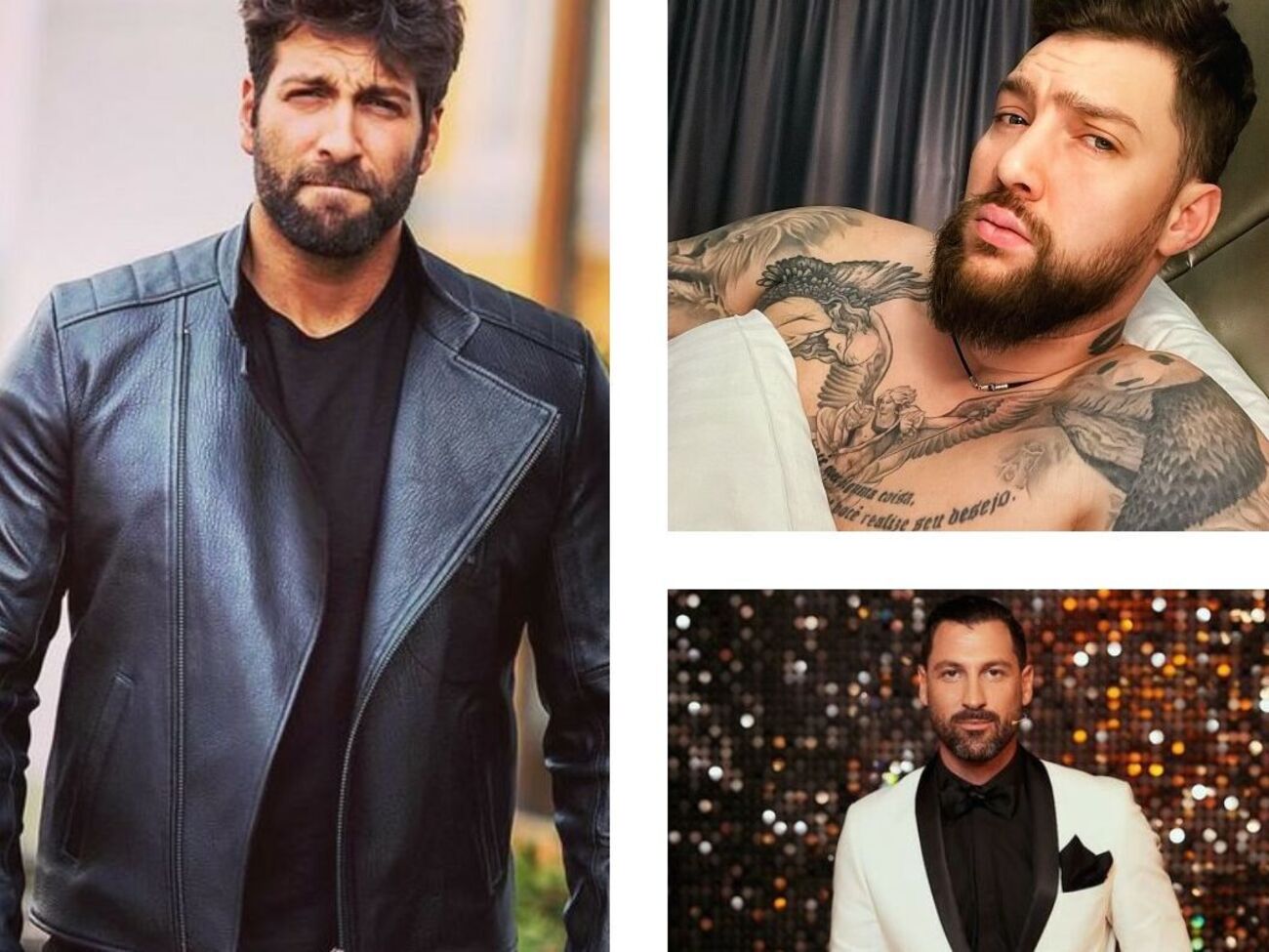 Салема (слева) певица Мишель Андраде приняла за Чмерковского (внизу справа), а поклонники &ndash; за Кензова (вверху справа)