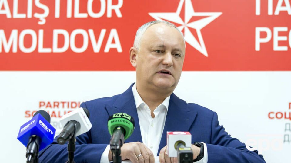 Додон, известный пророссийской позицией, занимал пост президента Молдовы в 2016–2020 годах