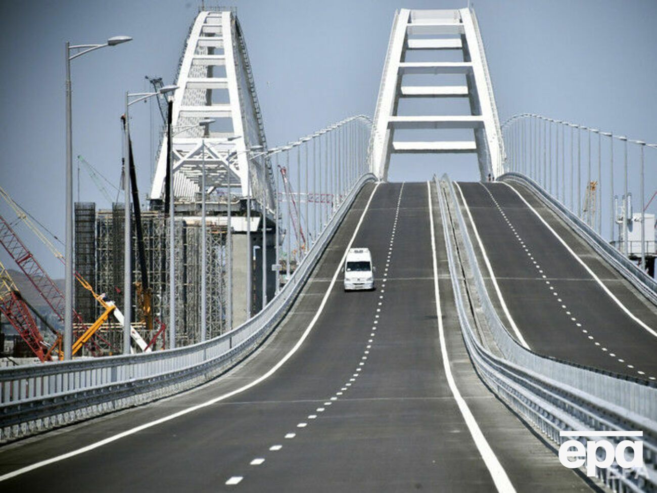 Санкции коснулись компаний и физических лиц, участвовавших в строительстве моста через Керченский пролив