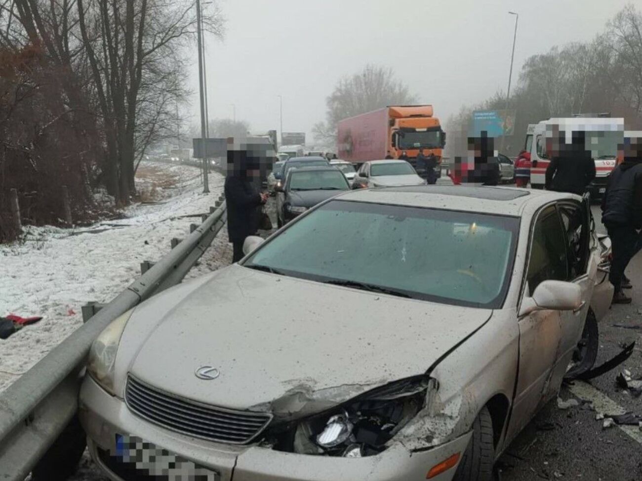 Аварія сталася у районі смт Глеваха Київської області