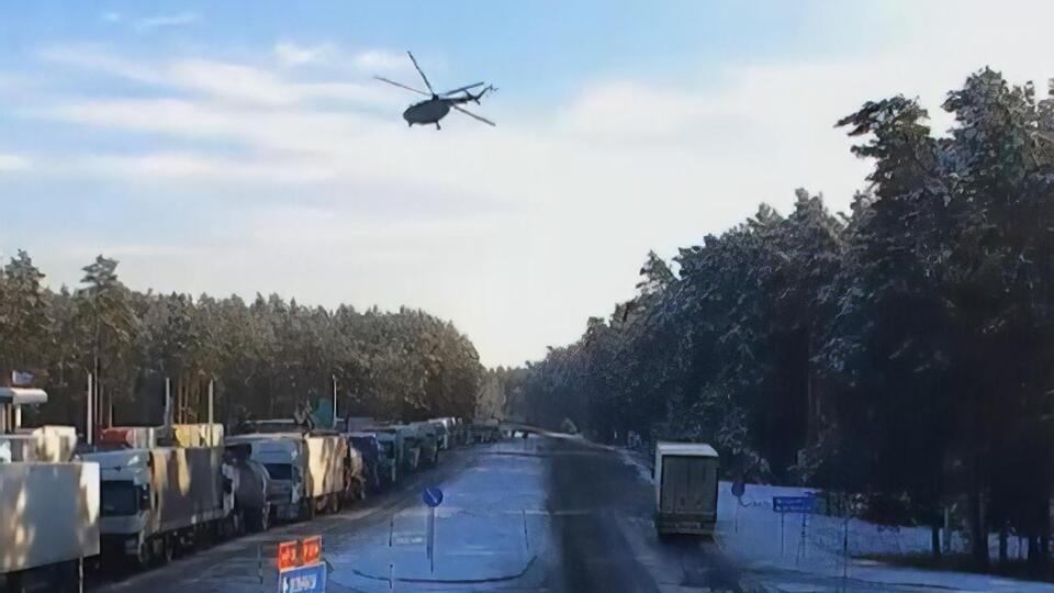 У Білорусі показали відео з вертольотом