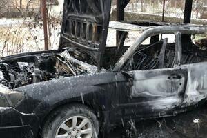 Subaru Forester Білецького згорів повністю