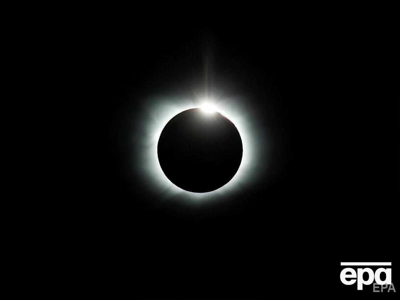 Полное затмение длилось две минуты