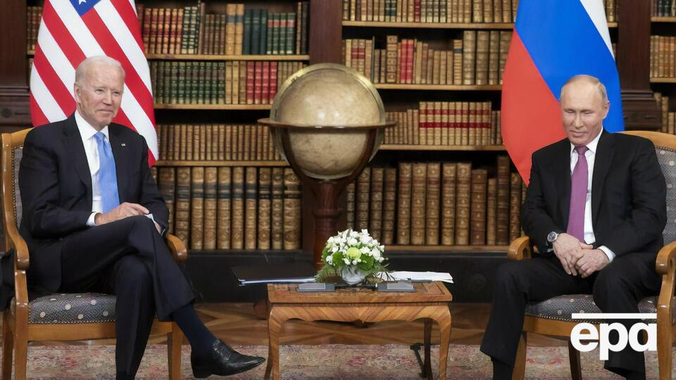 Перемовини Байдена та Путіна за допомогою відеозв'язку завершилися приблизно о 19.10