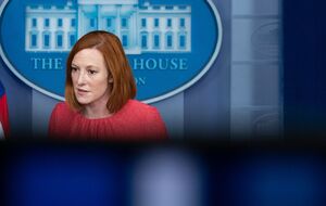 Байден надеется разрешить напряженность на границах Украины дипломатическими средствами, отметила Псаки (на фото)