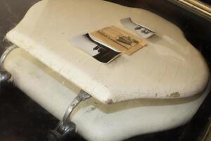 В описании лота на странице аукционного дома сиденье названо "единственным в своем роде"