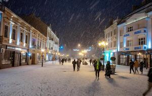 Одним із найбільш "снігових" міст України виявився Ужгород