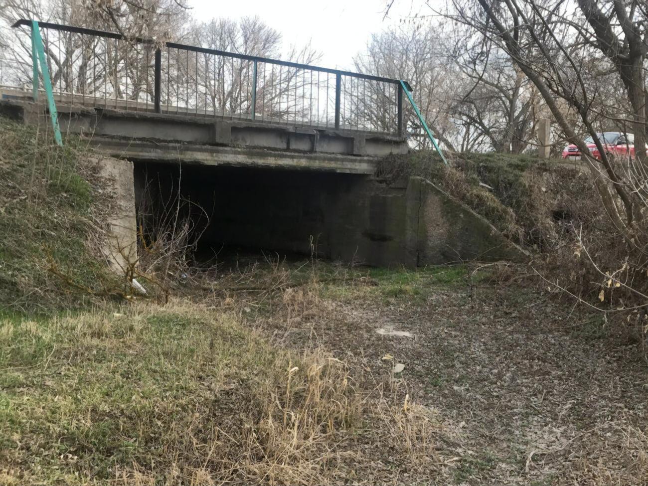 Річка Сарису &ndash; ліва притока річки Біюк-Карасу станом на лютий 2021 року