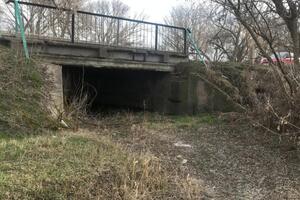 Річка Сарису – ліва притока річки Біюк-Карасу станом на лютий 2021 року